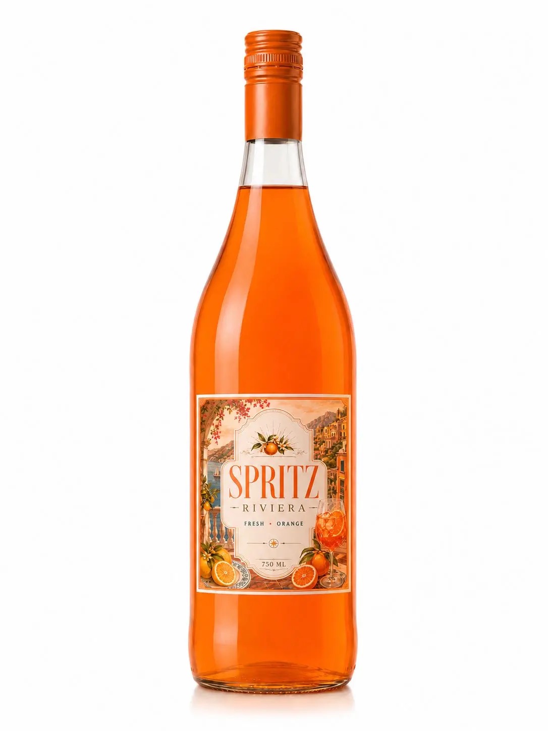 Spritz Riviera Fresh Orange — skutečný produkt